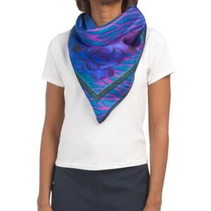 Roberto Cavalli Silk Animalier Scarf